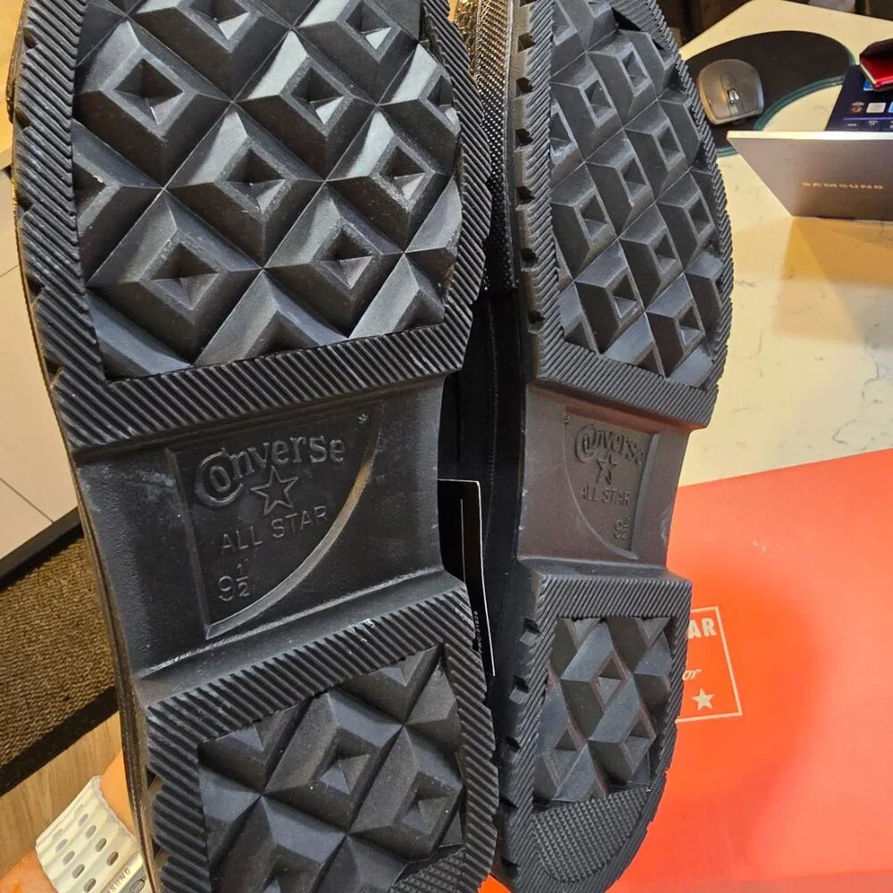 CONVERSE Chuck 70 Formal Suede Snake Oxford Boat Shoe Mens Size 9.5/10 READ NEW - Picture 7 of 16